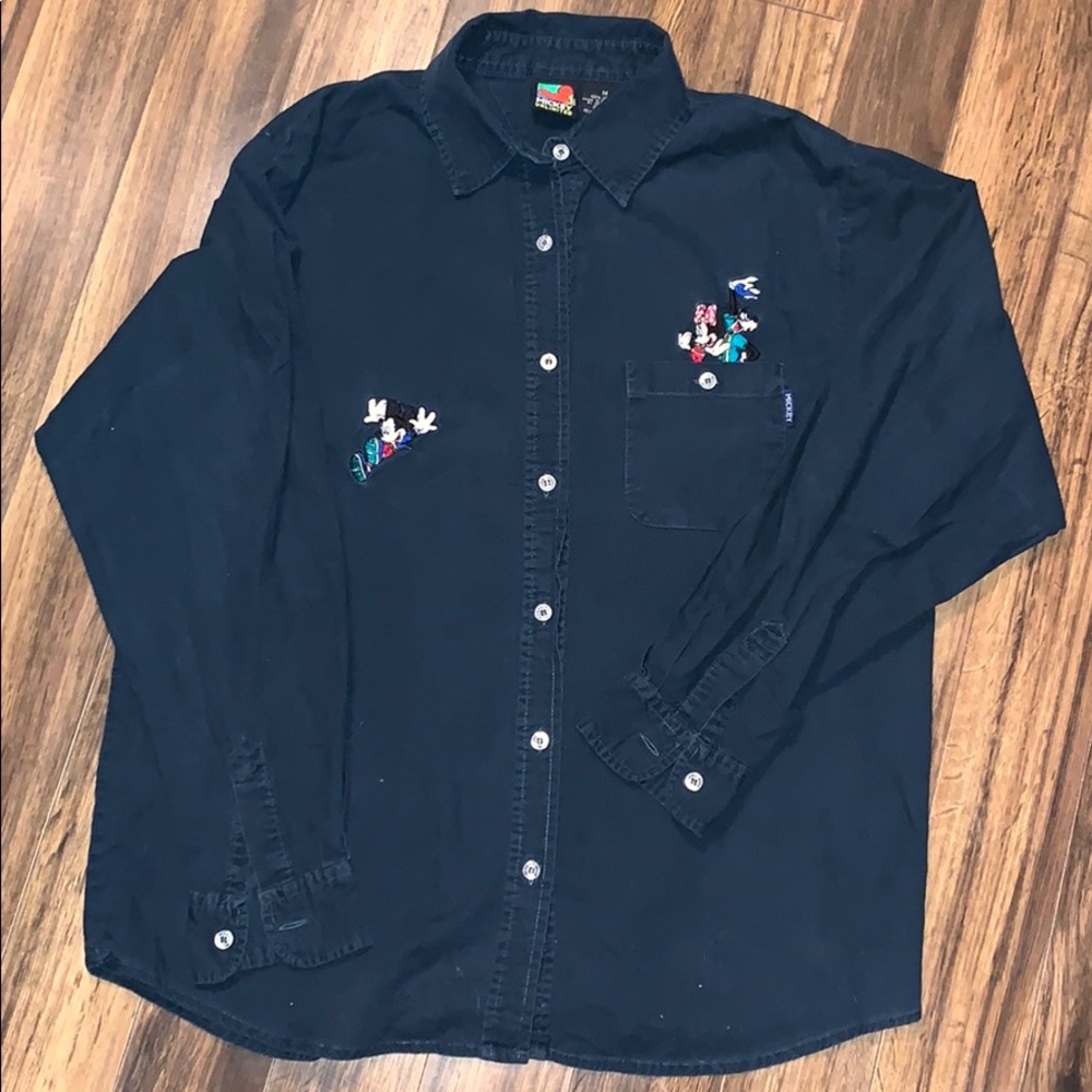 Vintage 90s Disney x Mickey Unlimited button down